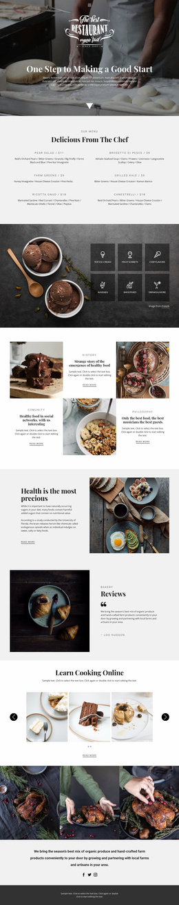 410+ Food & Restaurant Website Templates