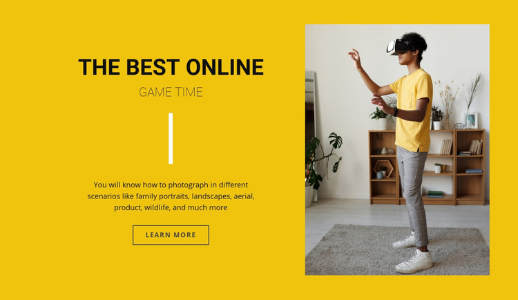 Download The Best Online Games Wix Template Alternative