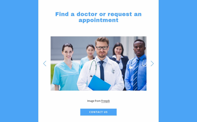 Download Find A Doctor Website Mockup