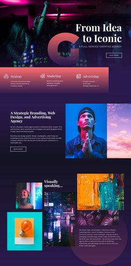 Featured image of post Creative Agency Website Templates : It is clean yet creative and we understand that no html template can fit all businesses.