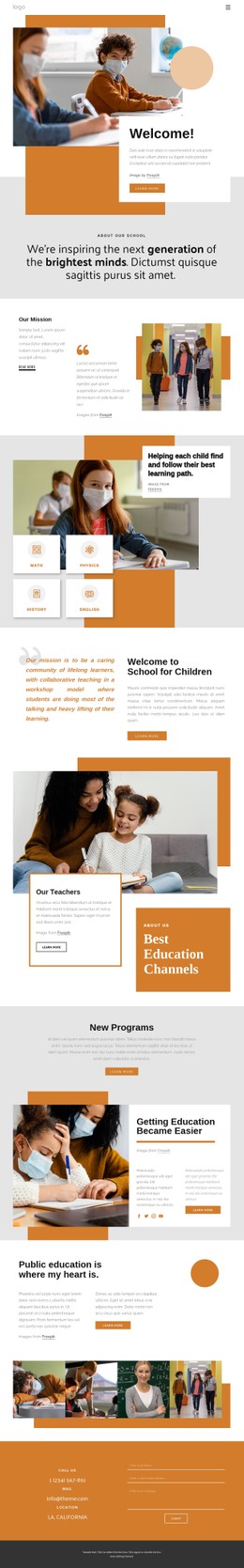 270+ Education CSS Templates