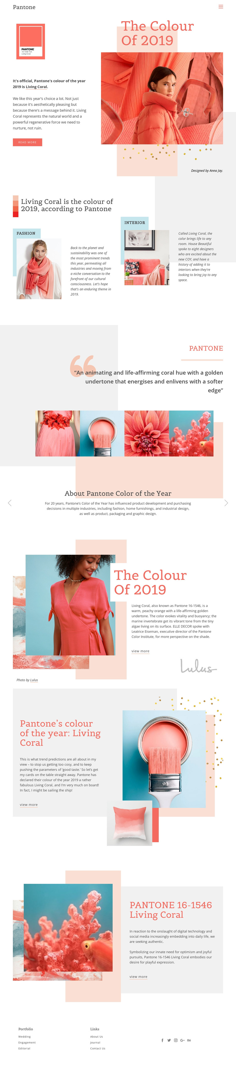 Colour Of 2019 Joomla Template Design templates for download — crello. nicepage