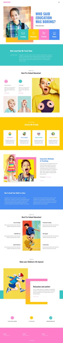 270+ Education CSS Templates