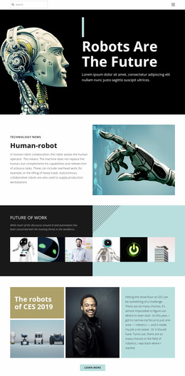 Robot Website Templates