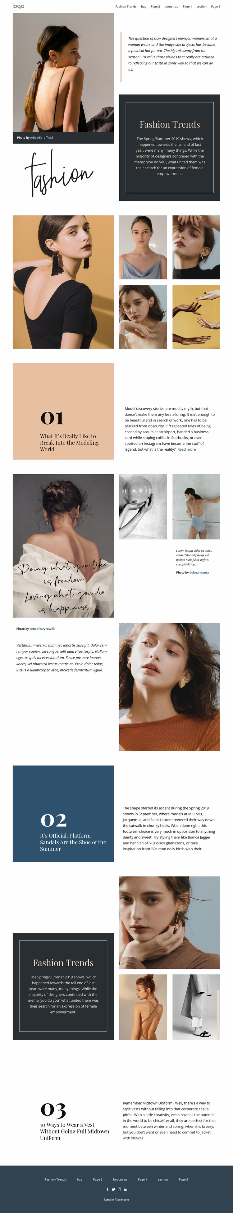 designer fashion website