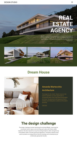 Real Estate One Page Templates
