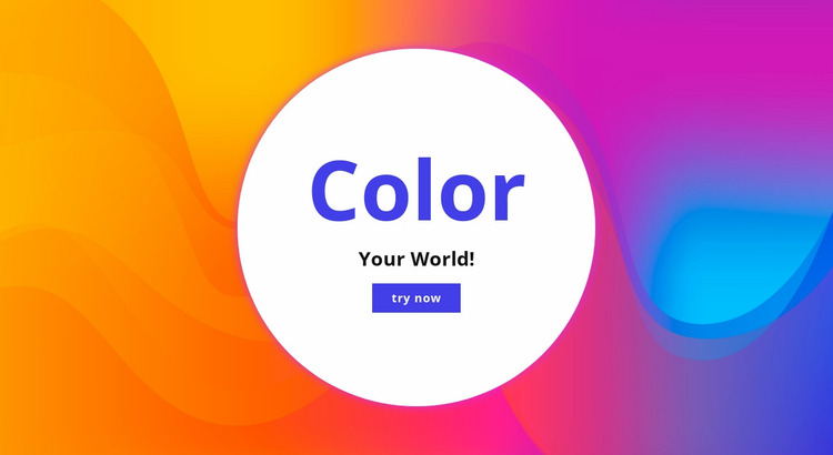 Color Your World Website Mockup