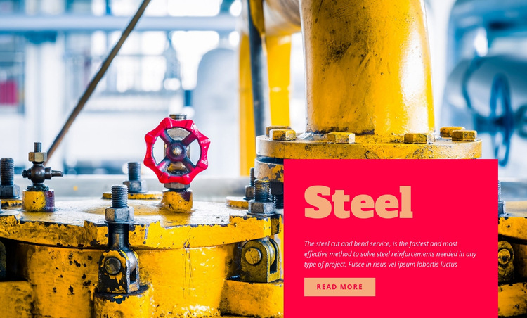 Download Industrial Steel Html5 Template Yellowimages Mockups