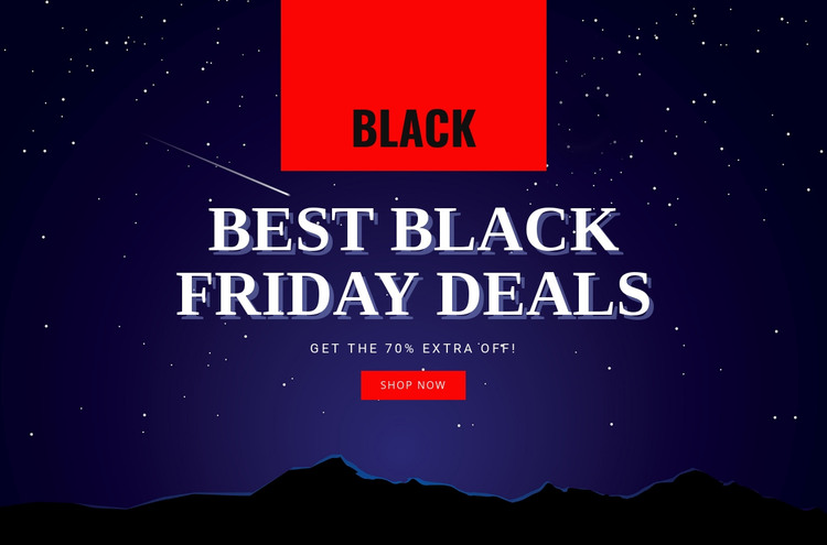 Black friday sale Homepage Design The GoodPeople | Tot 70% korting Black Friday SALE