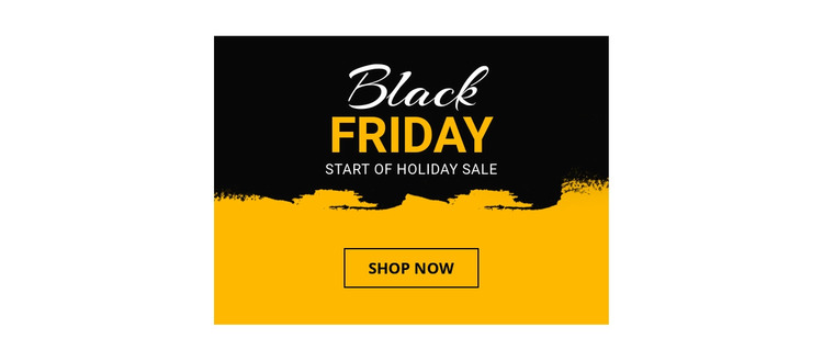 Black Friday Sale Web Design