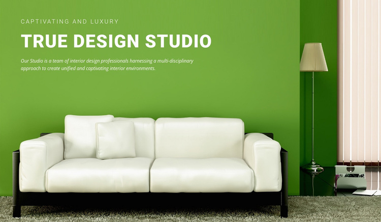 Modern Interior Studio Website Design