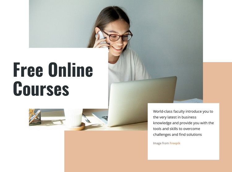 Free Online Courses Wordpress Theme
