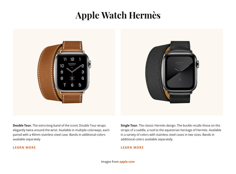 Apple Watch Hermes WordPress Theme