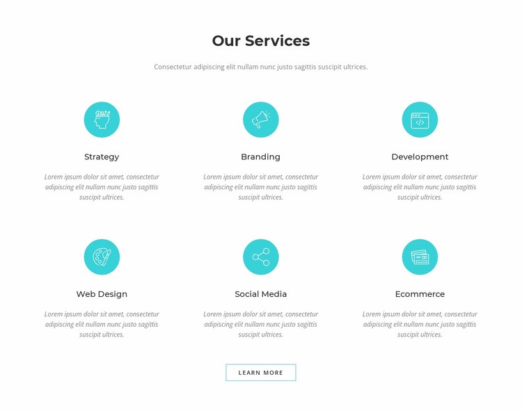 Our Services Website Template